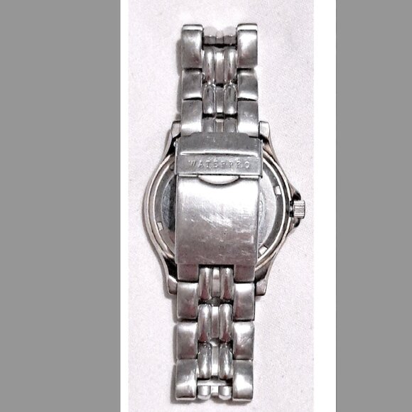 Men's GUESS Waterpro Silver Tone Classic Steel Bracelet Watch, Date, 39mm Quartz - Picture 9 of 10